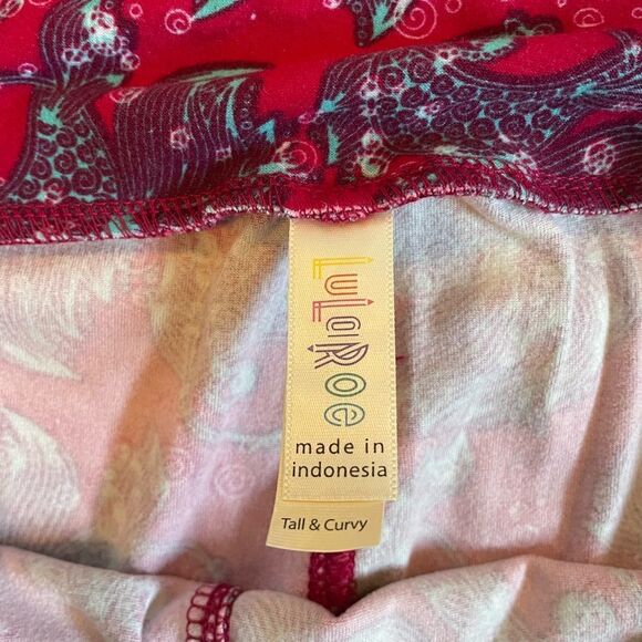 Lularoe fish leggings size tall and curvy - Picture 7 of 7